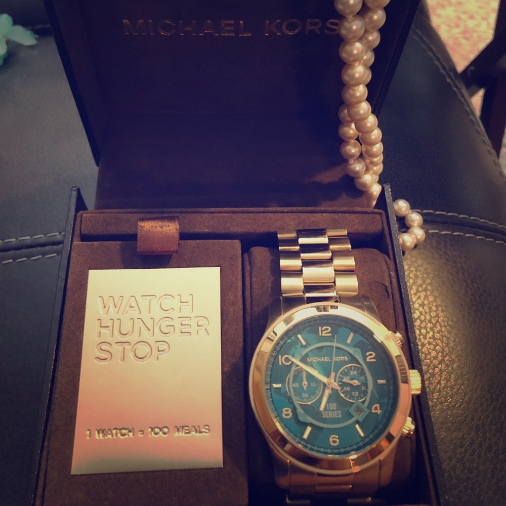 Michael Kors Watch Hunger Stop Oversized Watch